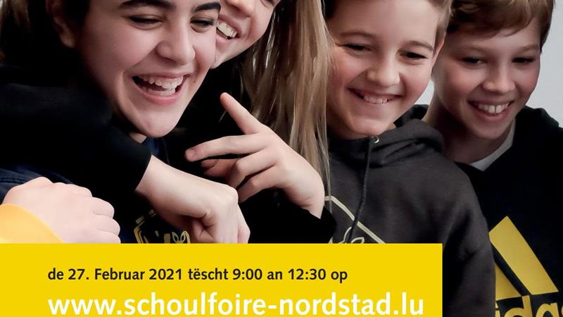 Digital Schoulfoire vun den Nordstad-Lycéeën de 27.02.21