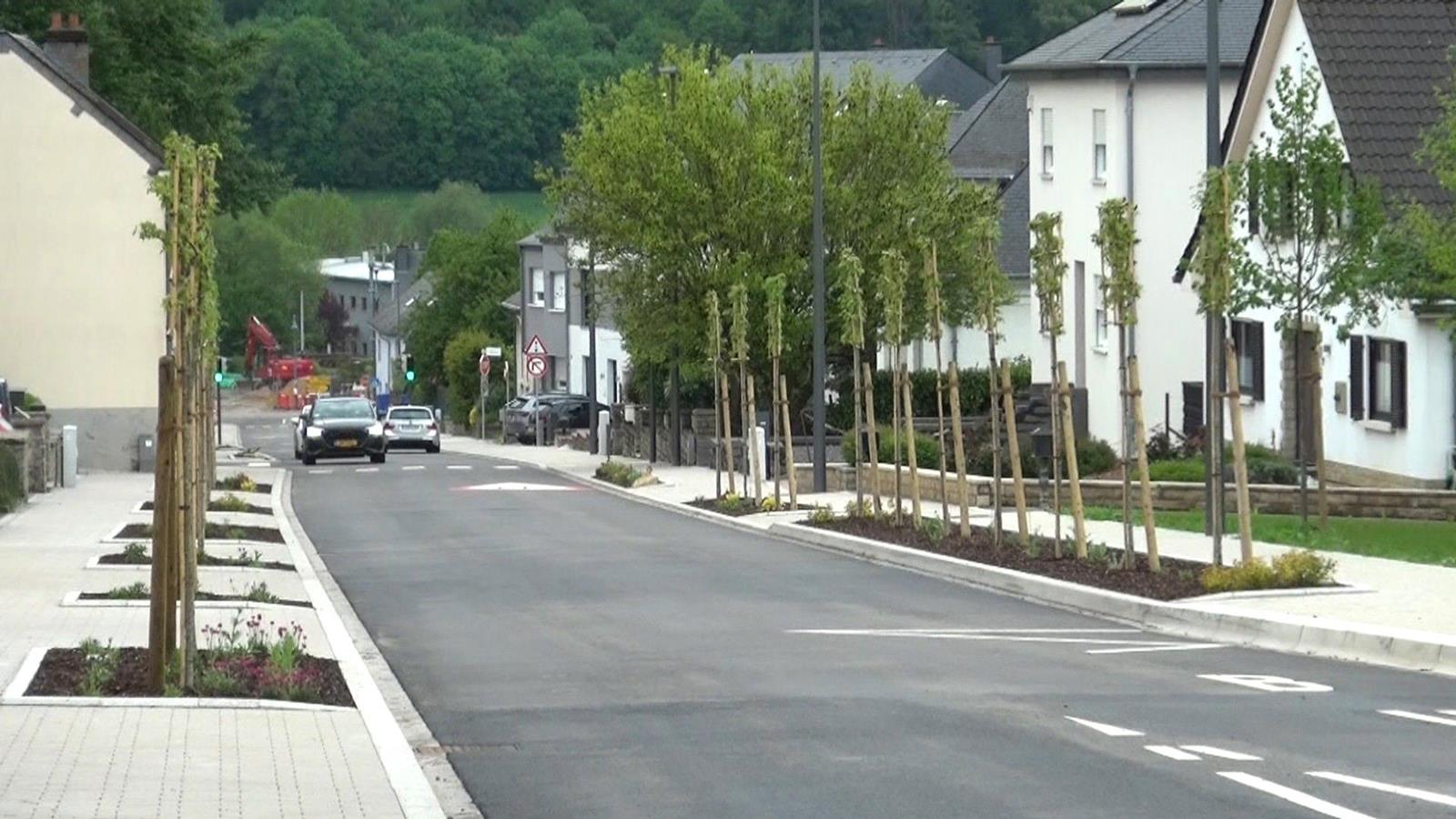 Di nei amenagéiert Steeëner Strooss zu Schieren