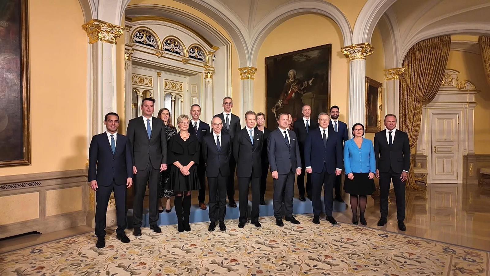 Di nei CSV-DP Regierung ass offiziell am Amt