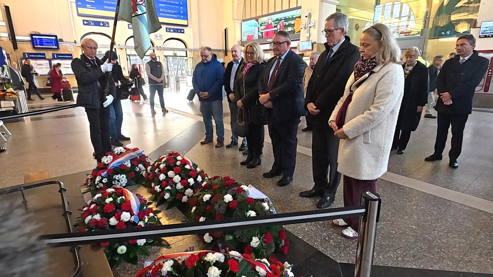 Gedenkfeieren op der Gare an zu Habscht: 80 Joer zréck an d'Heemecht