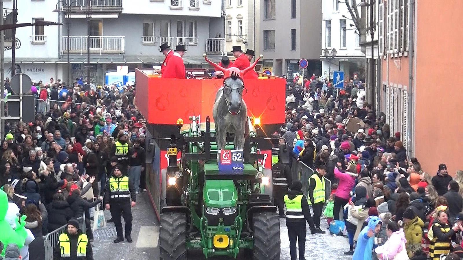 Gutt Stëmmung op der 58. Dikrecher Cavalcade