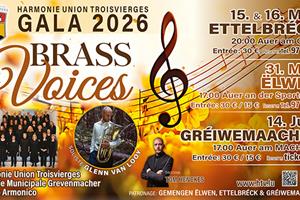 Ëlwenter Musik: Gala 2026 – Brass & Voices