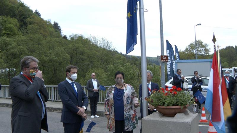 Europadag - En Zeeche géint d'Grenzkontrollen