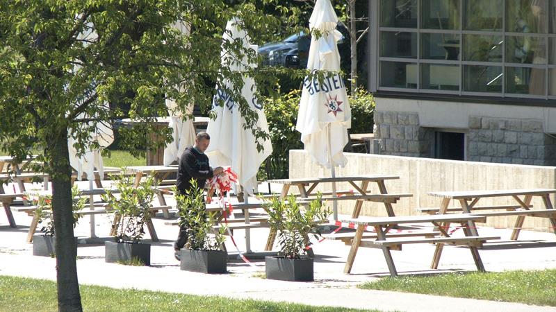 Reouverture vun den Terrassen, Bistroen a Restauranten